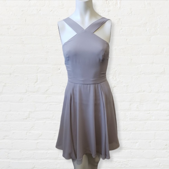 Lulus slate forevermore halter skate dress - Picture 6 of 14
